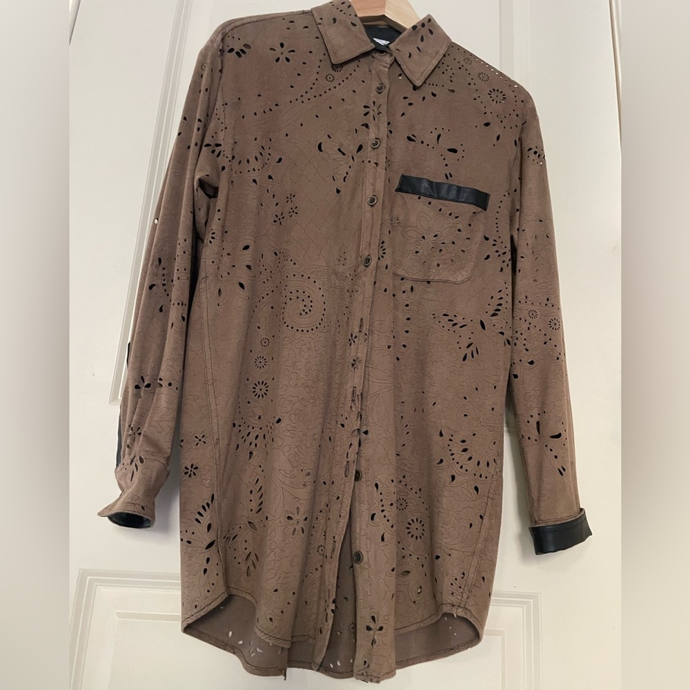 Alberto Makali Brown Blouse